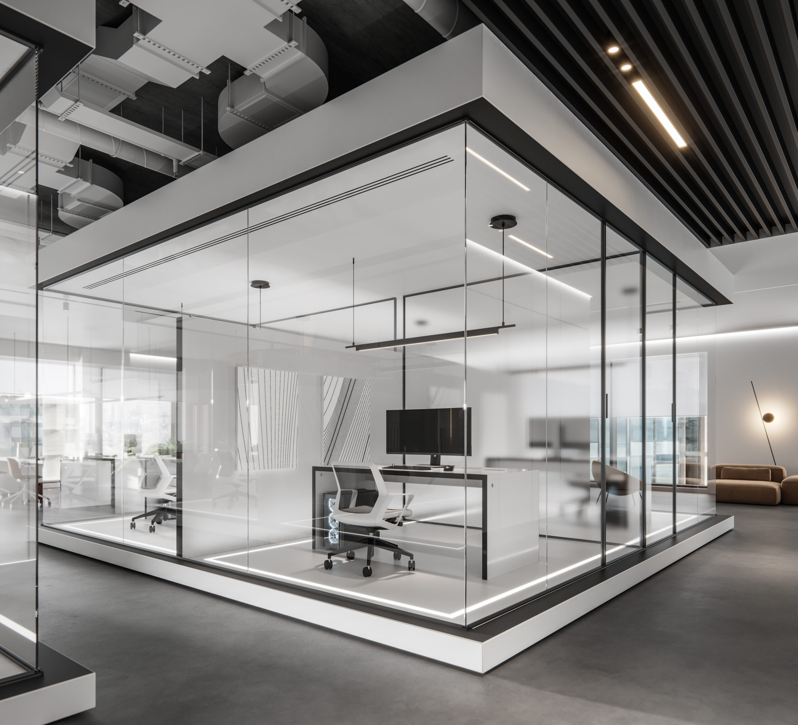 Glass Office Walls